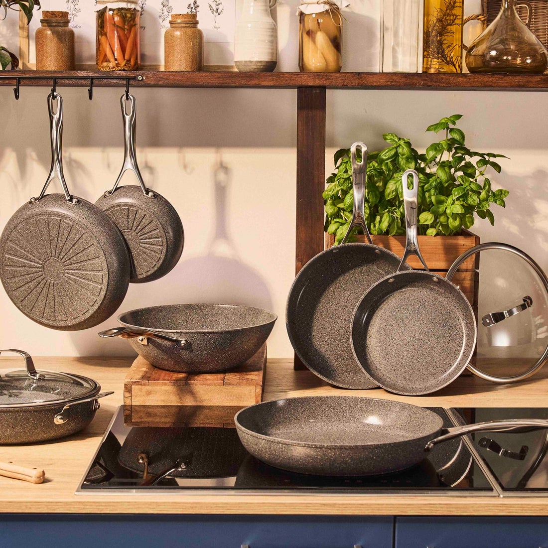 バッラリーニ BALLARINI フライパン 28cm 蓋つき 深型 IH オーブン