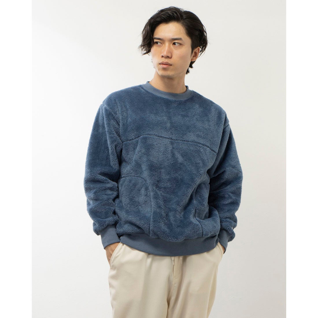 ジェーイーモーガン JEMORGAN ボアボンディングクルーネックスウェット