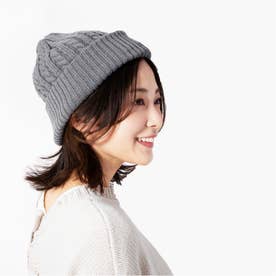 エクレボ exrevo ニット帽 レディース 「 ふわもち触感 ケーブル編み
