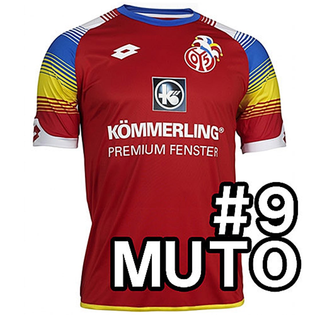 LOTTO マインツ05 111周年ユニフォーム 半袖 レプリカ #9.武藤嘉紀