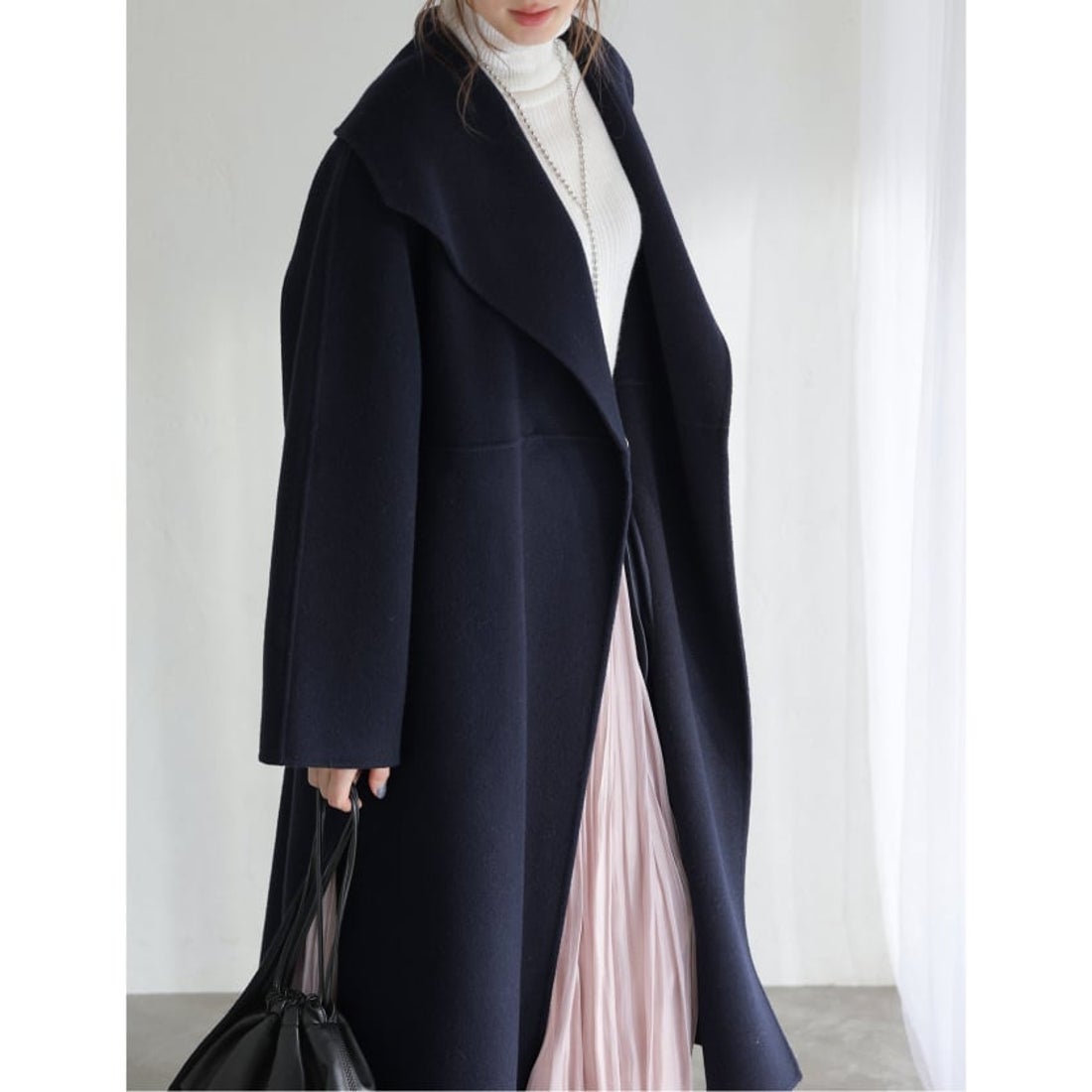 ラ トータリテ La Totalite 《予約》リバーロングコート （ネイビー