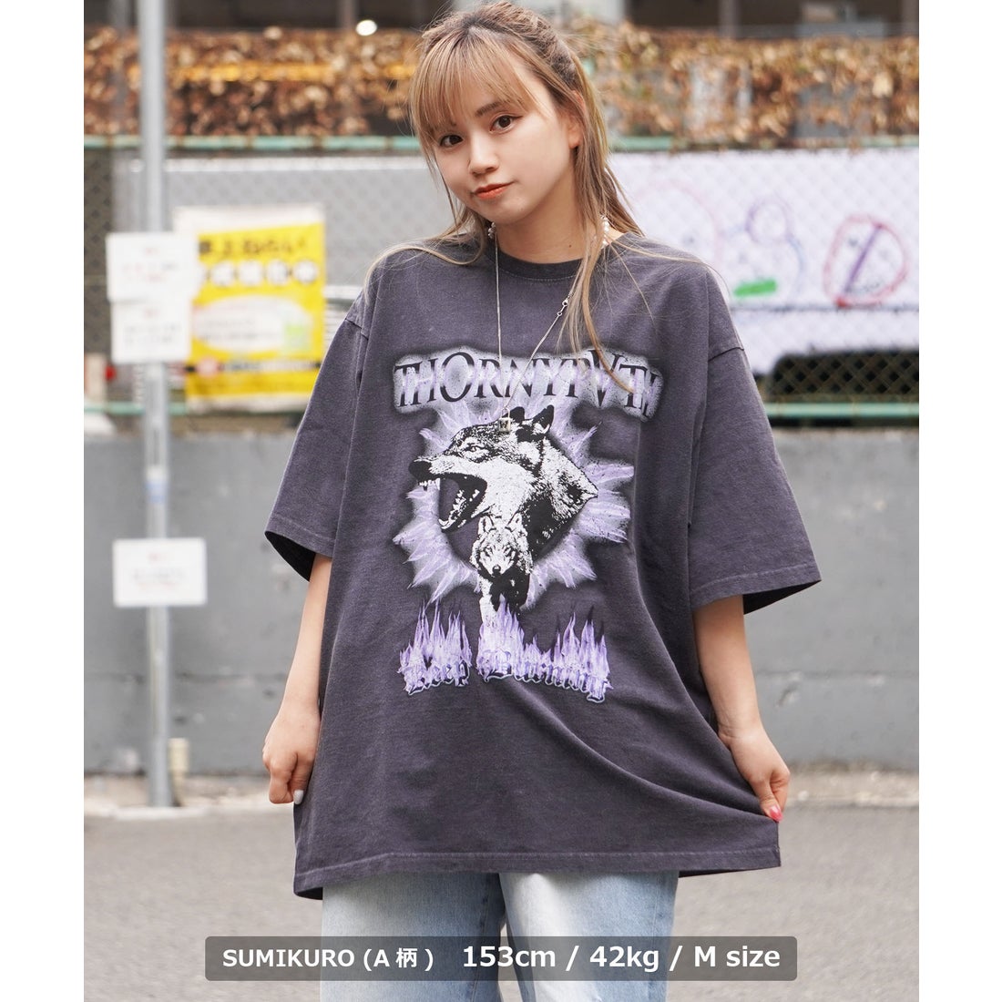 ワンフォークロージング 1111clothing バンドT メンズ ヴィンテージ風