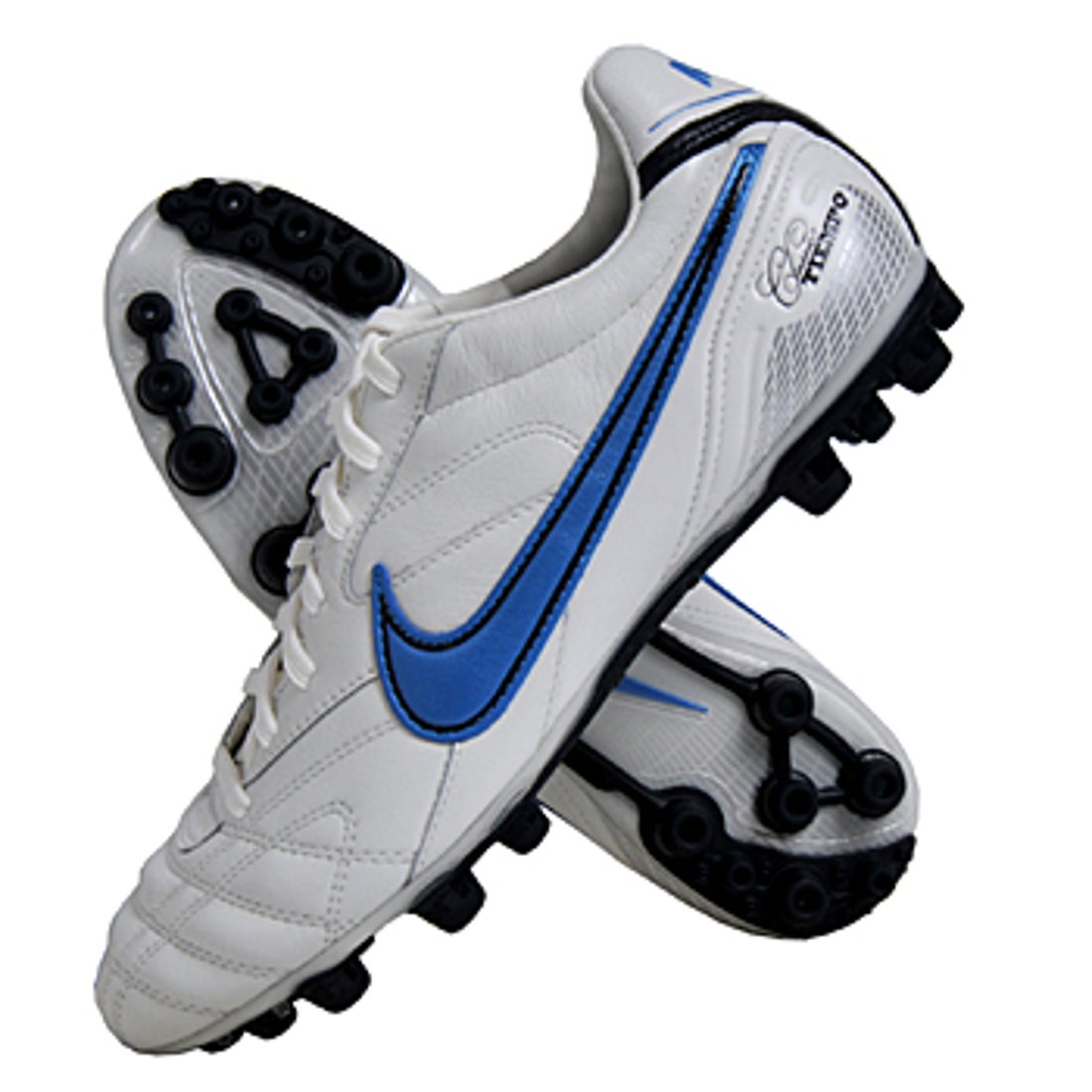 NIKE ナイキ ティエンポ クラシック AG(ホワイト×ブルー) 366216 144