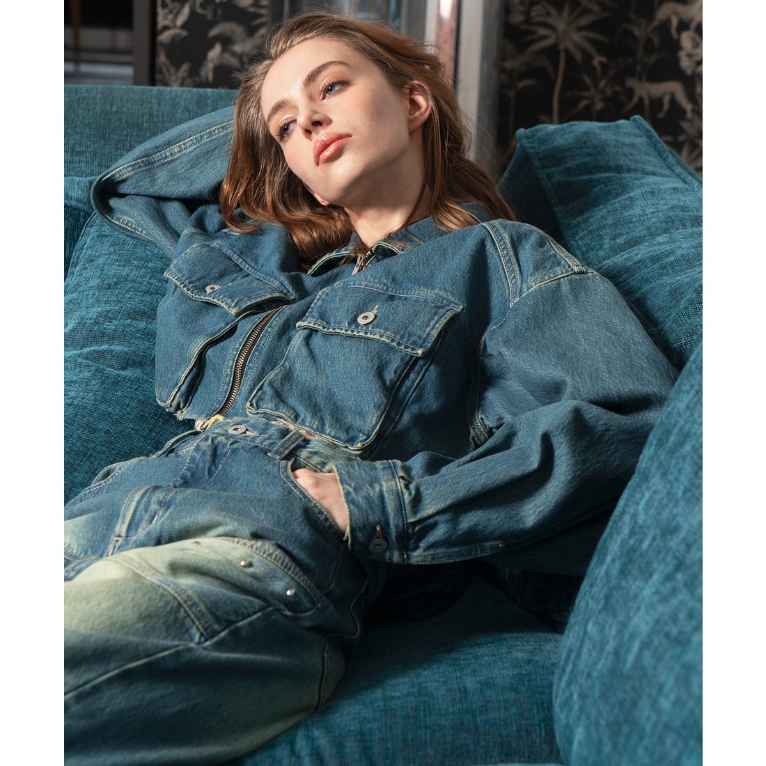 スパイラルガール SPIRALGIRL 3Dポケットデザインデニムショート