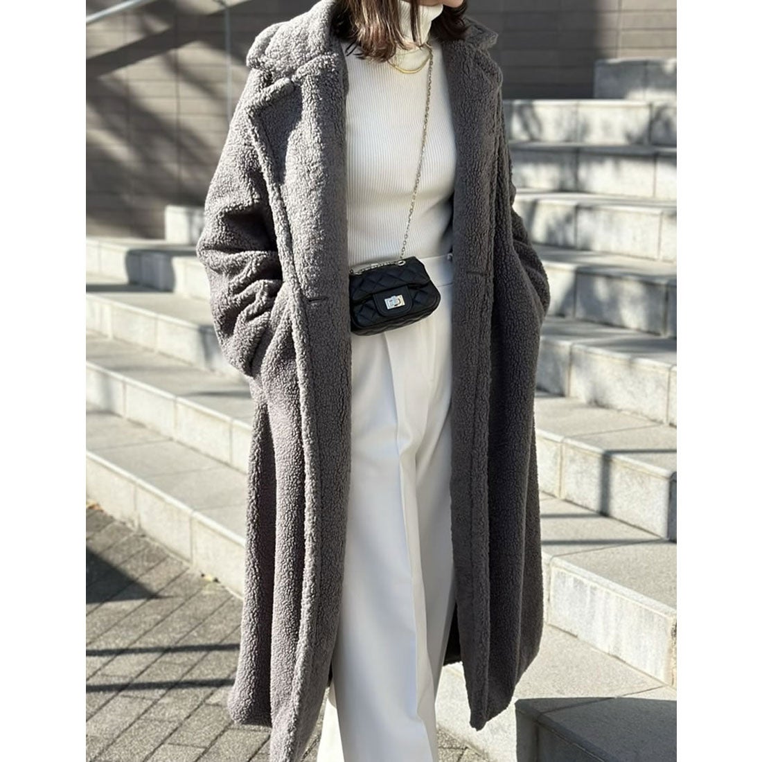 Re:EDIT [HITアウター][セレクトコラボ][低身長サイズ有]ボアビッグ