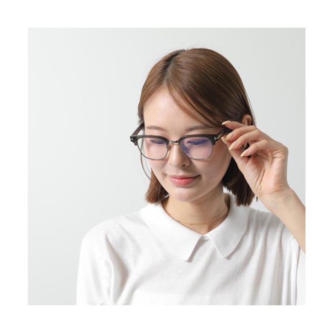 トムフォード TOM FORD TOM FORD メガネ TF6016-K-B ウェリントン型