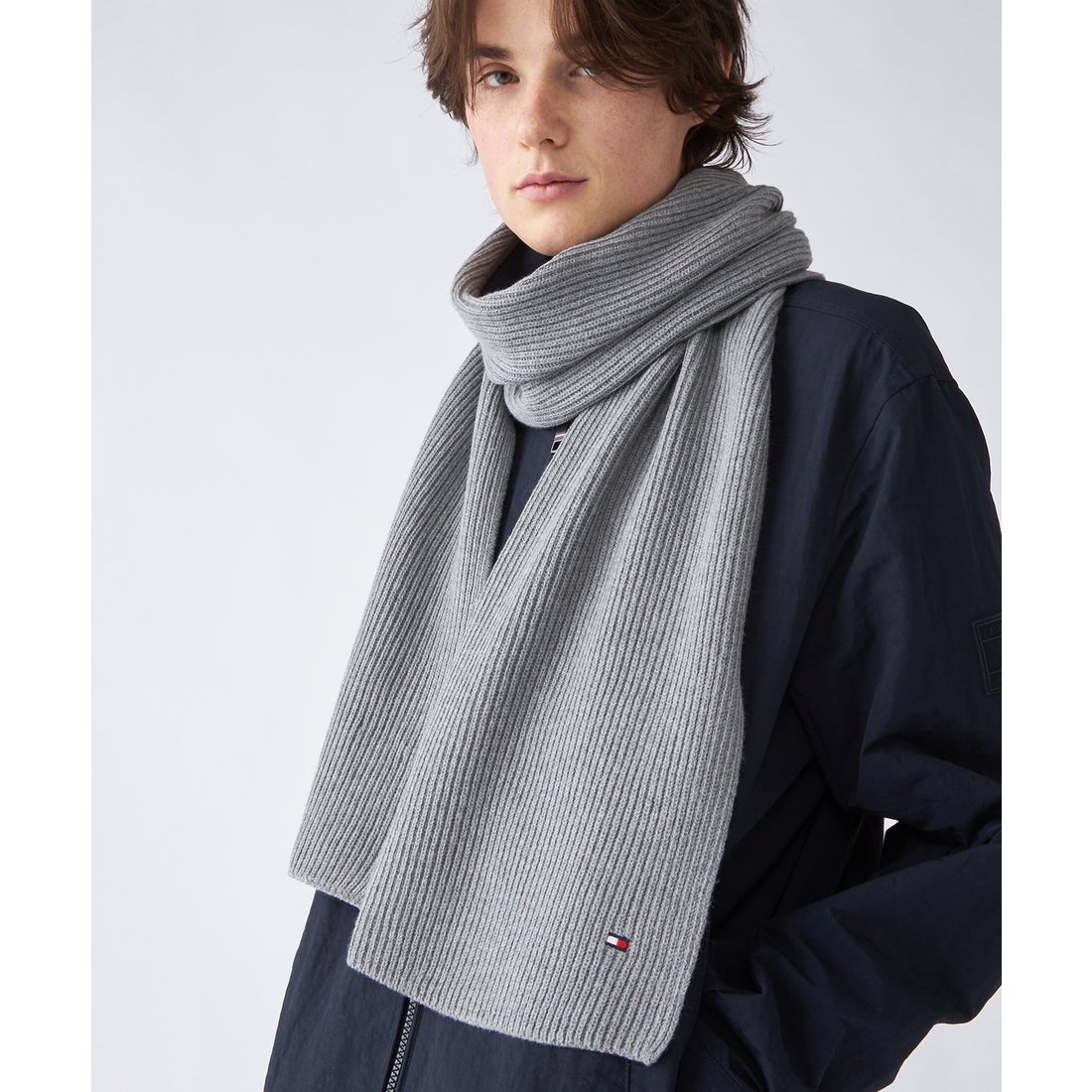 トミー ヒルフィガー TOMMY HILFIGER エッセンシャルフラッグマフラー