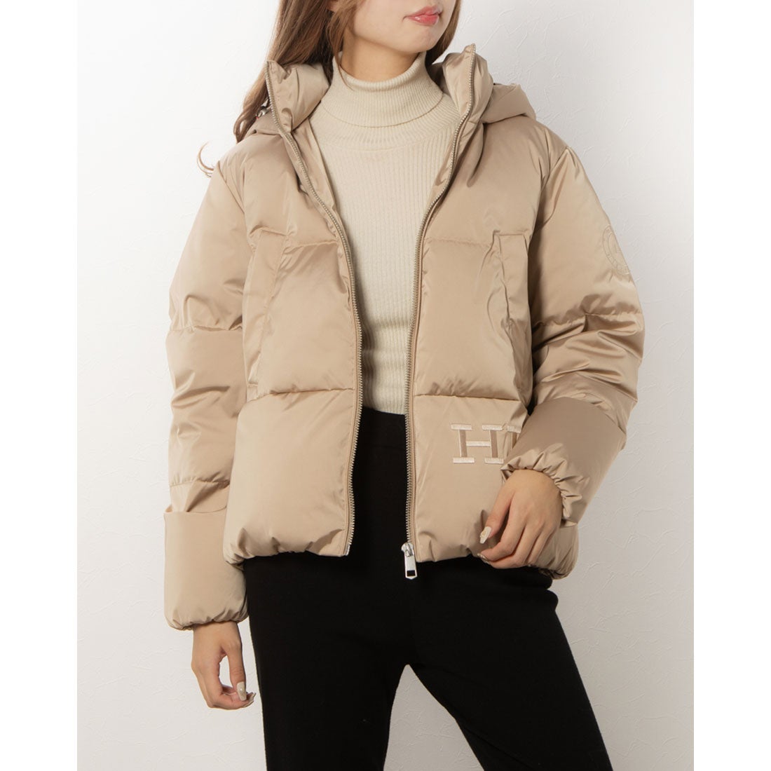 バートン ベージュファー付きジャケット サイズs バートン ベージュ