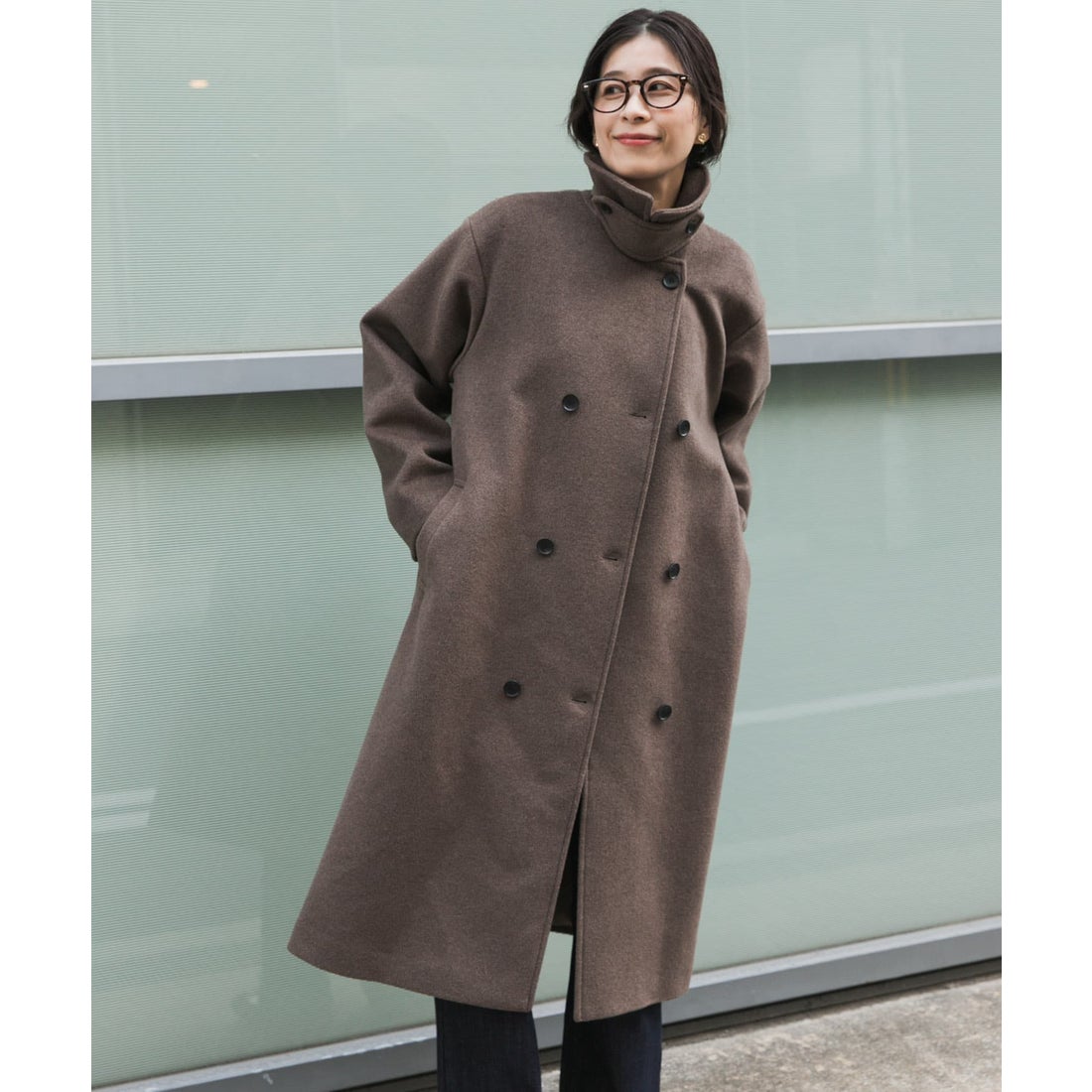 アーバンリサーチ ドアーズ URBAN RESEARCH DOORS ウールロングコート