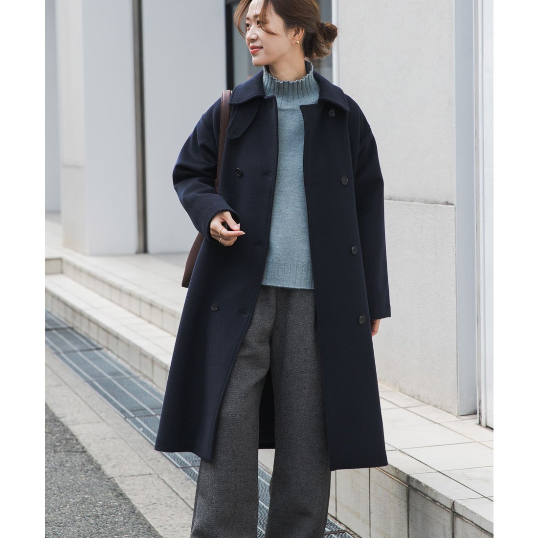 アーバンリサーチ ドアーズ URBAN RESEARCH DOORS ウールロングコート