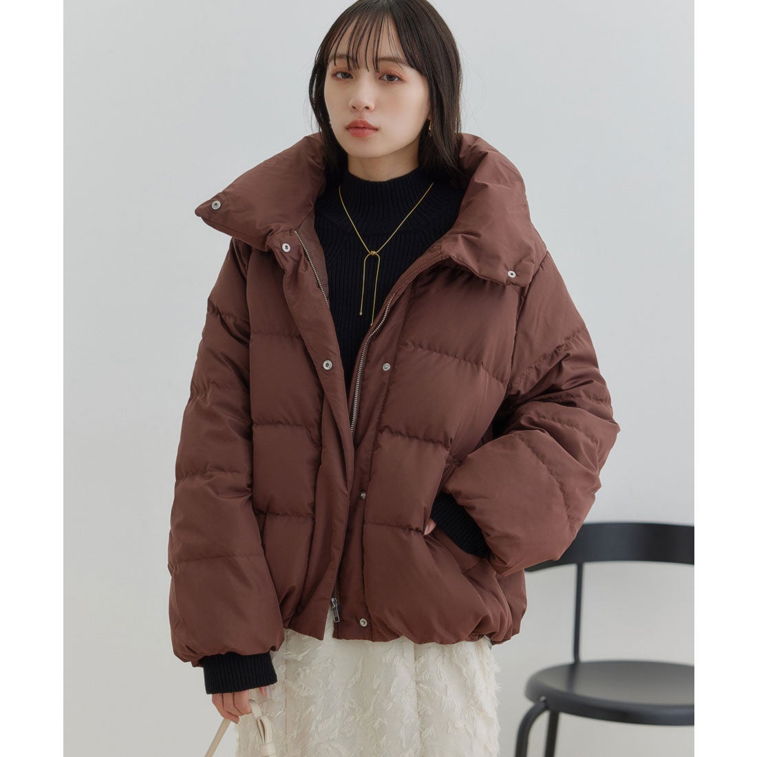 ビス VIS 【撥水】【Green Down】オーバーサイズダウンジャケット