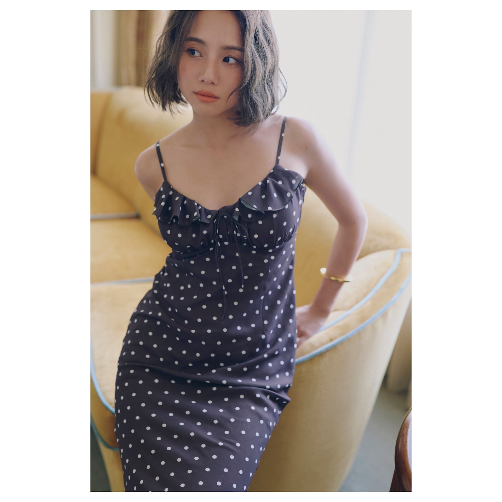 searoomlynn collab パッドinフリル 2wayキャミソール S searoomlynn