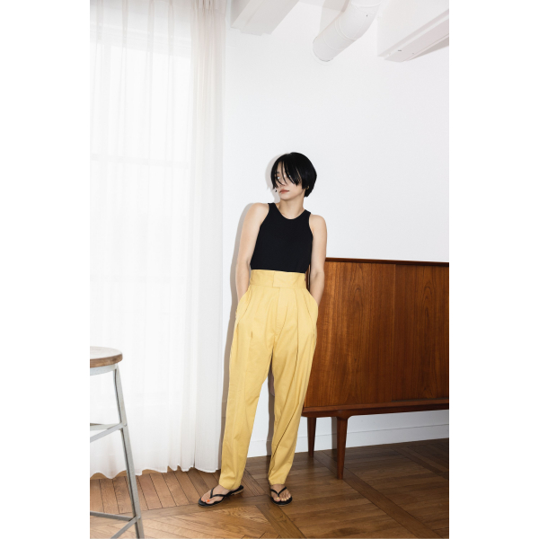 LINEN TUCK PANTS | SEEMY STORE（シーミーストア）