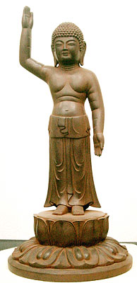 古玩・明治期「釈迦誕生仏」天上天下唯我独尊・諸行無常・一切皆苦