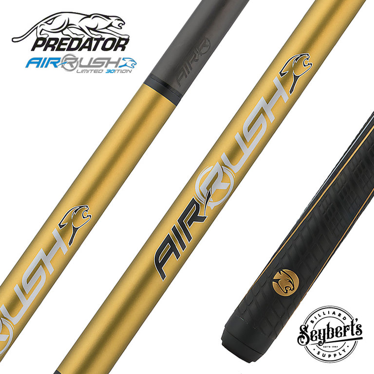 Predator AIR Rush Carbon Fiber Jump Cue - Seybert's Billiards Supply