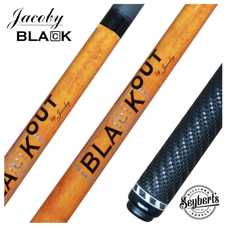 Jacoby Black Out Carbon Fiber Break Jump Cue | Made in The USA
