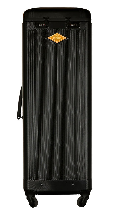 J Flowers Black 20x44 Hard Dealer Rolling Pool Cue Case