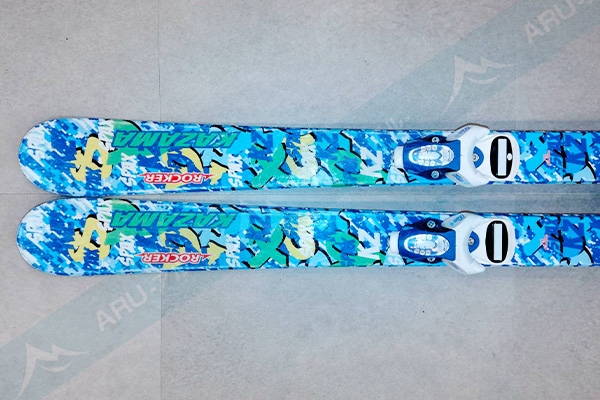 KAZAMA 子供用 スキーセット 青白 良品✨送料無料】KAZAMA キッズ