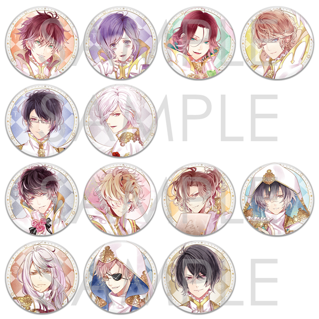 DIABOLIK LOVERS BRIDAL ROSES ビッグ缶バッジ | 乙女向け通販サイト