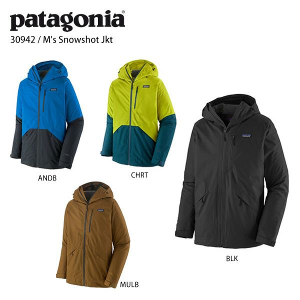 格安PatagoniaメンズスノーショットジャケットXSネイビースキーウェア