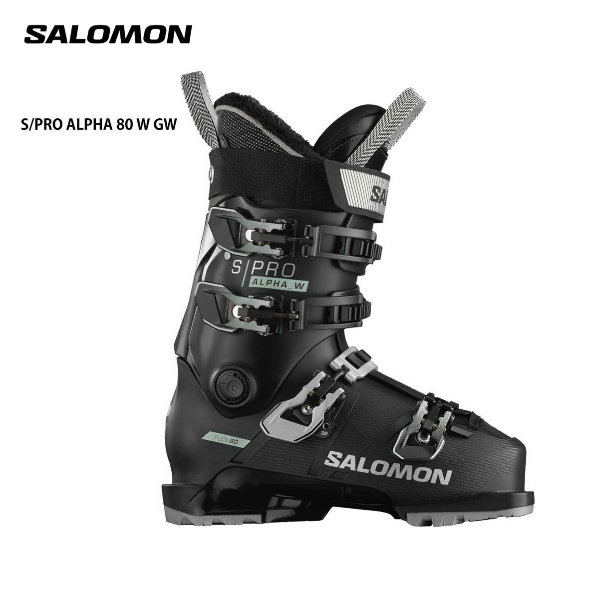 女性用スキーブーツ 23cm シルバー SALOMON 女性用スキーブーツ 23cm