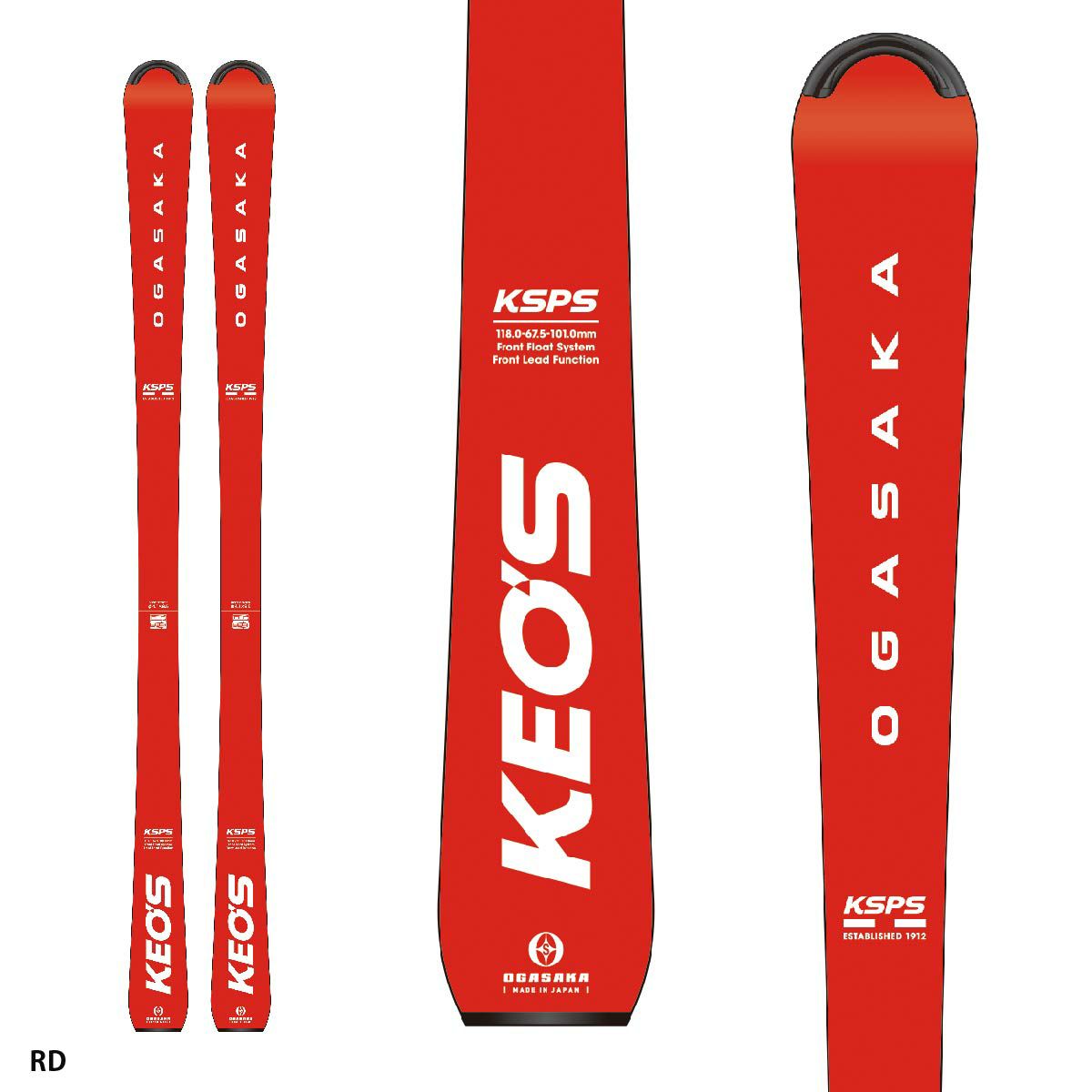 OGASAKA オガサカ スキー板 ＜2025＞ KEO'S 〔ケオッズ〕KS-PS【板のみ