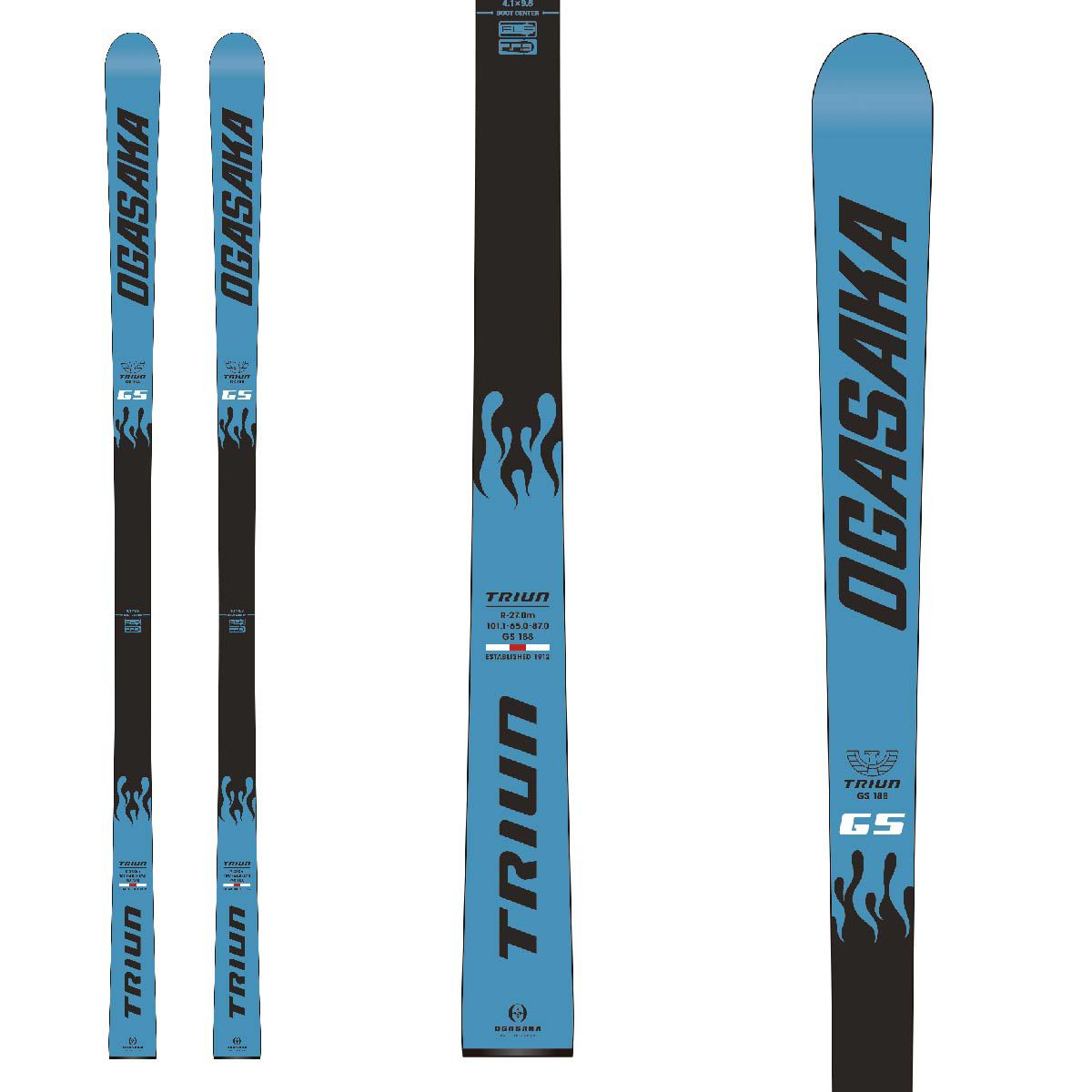OGASAKA オガサカ スキー板 ＜2024＞ TRIUN 〔トライアン〕GS【板のみ