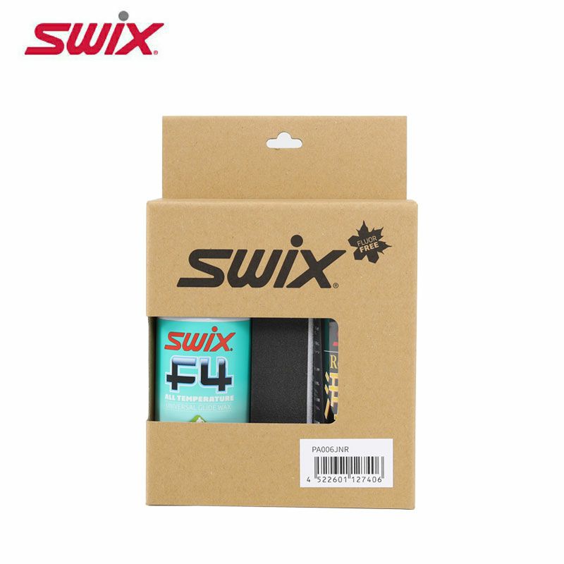 SWIX スキー スノーボード用ワックスセット フッ素高配合 ブラック