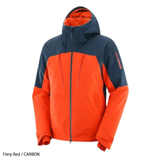 割引 Salomon スキーウェア M レッド/オレンジ Salomon スキーウェア M