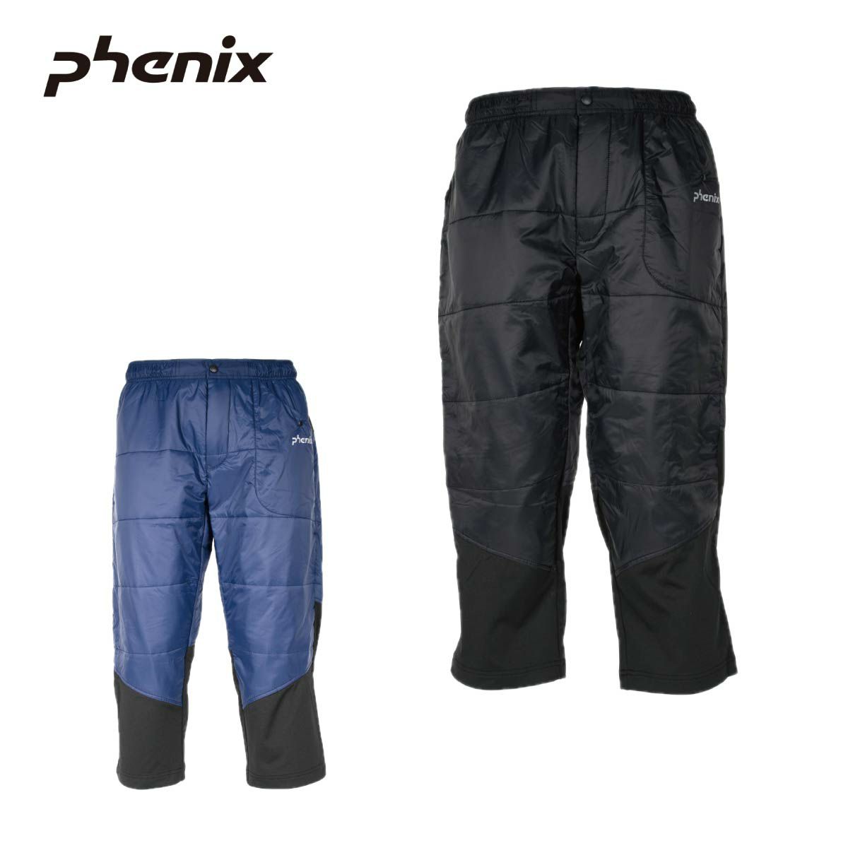 Phenix スキーウェア XL ブラックハーフパンツ Phenix スキーウェア XL