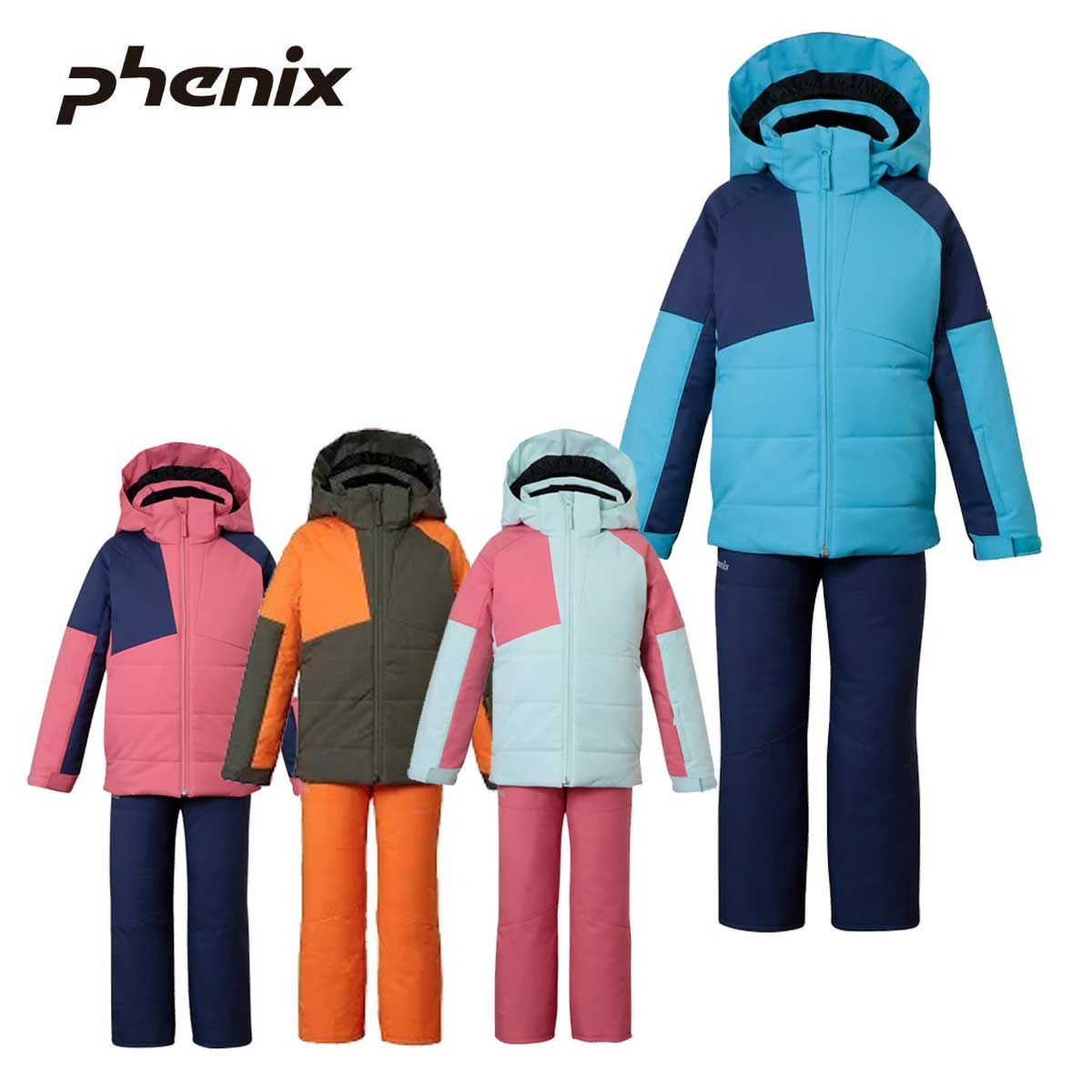 美品】スキーPHENIX Aquarius Kids 2ピース 140 BLスキーツーピース