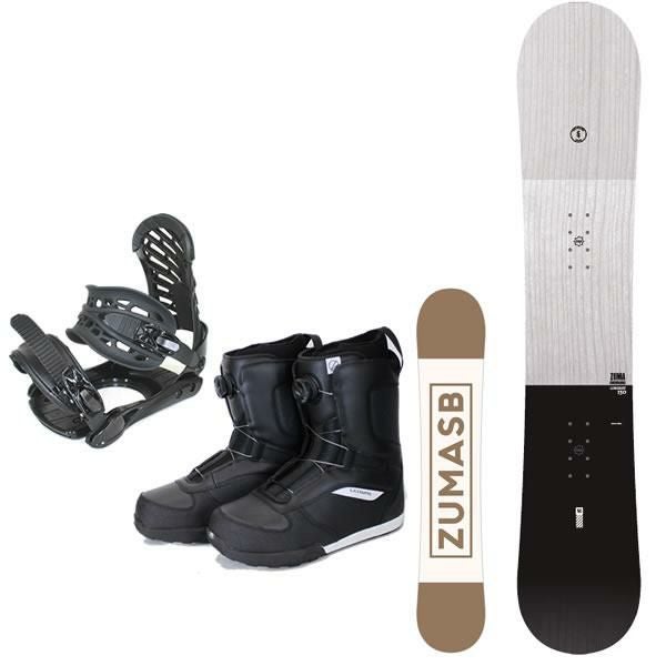 スノーボード セット スノーボード 3点セット メンズ ZUMA BOX