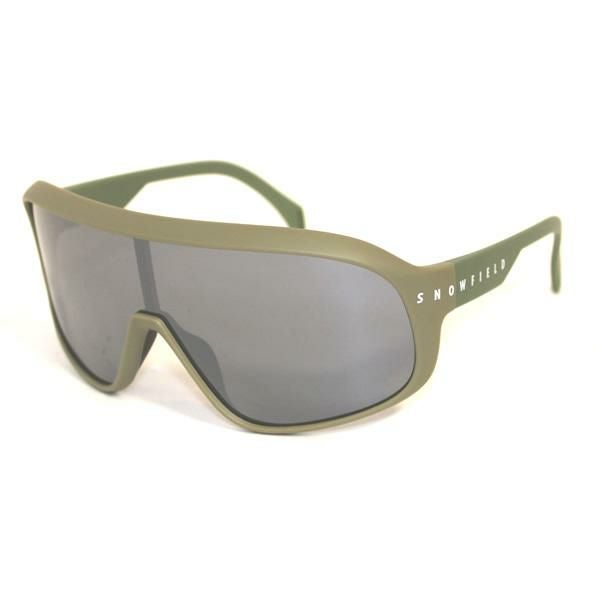 SNOWFIELD 偏光サングラス SF-07 サンドオリーブ SOL シルバーミラー