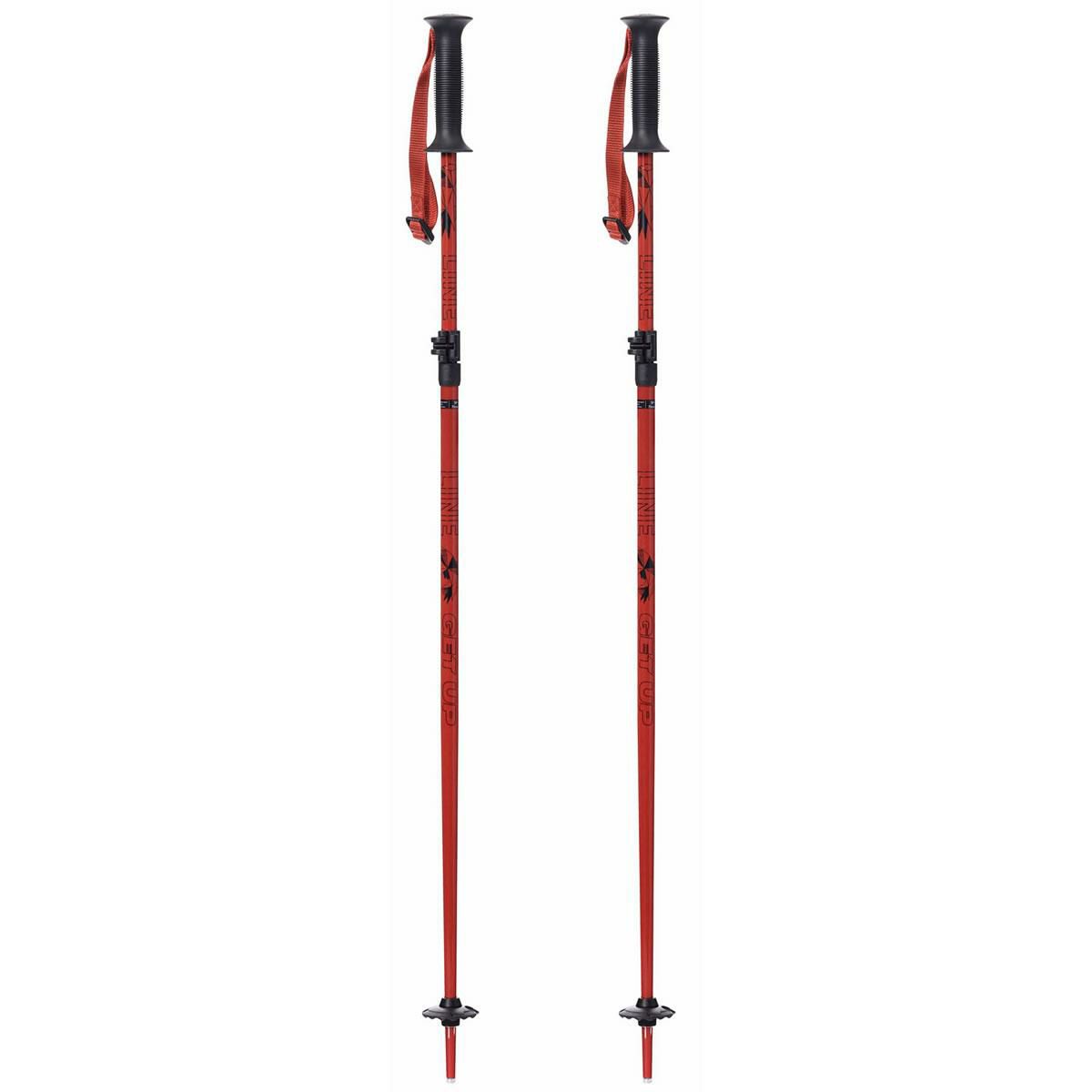 LEKI スキー ストック 115cm 赤 LEKI スキー用ポール 赤 LEKI スキー用