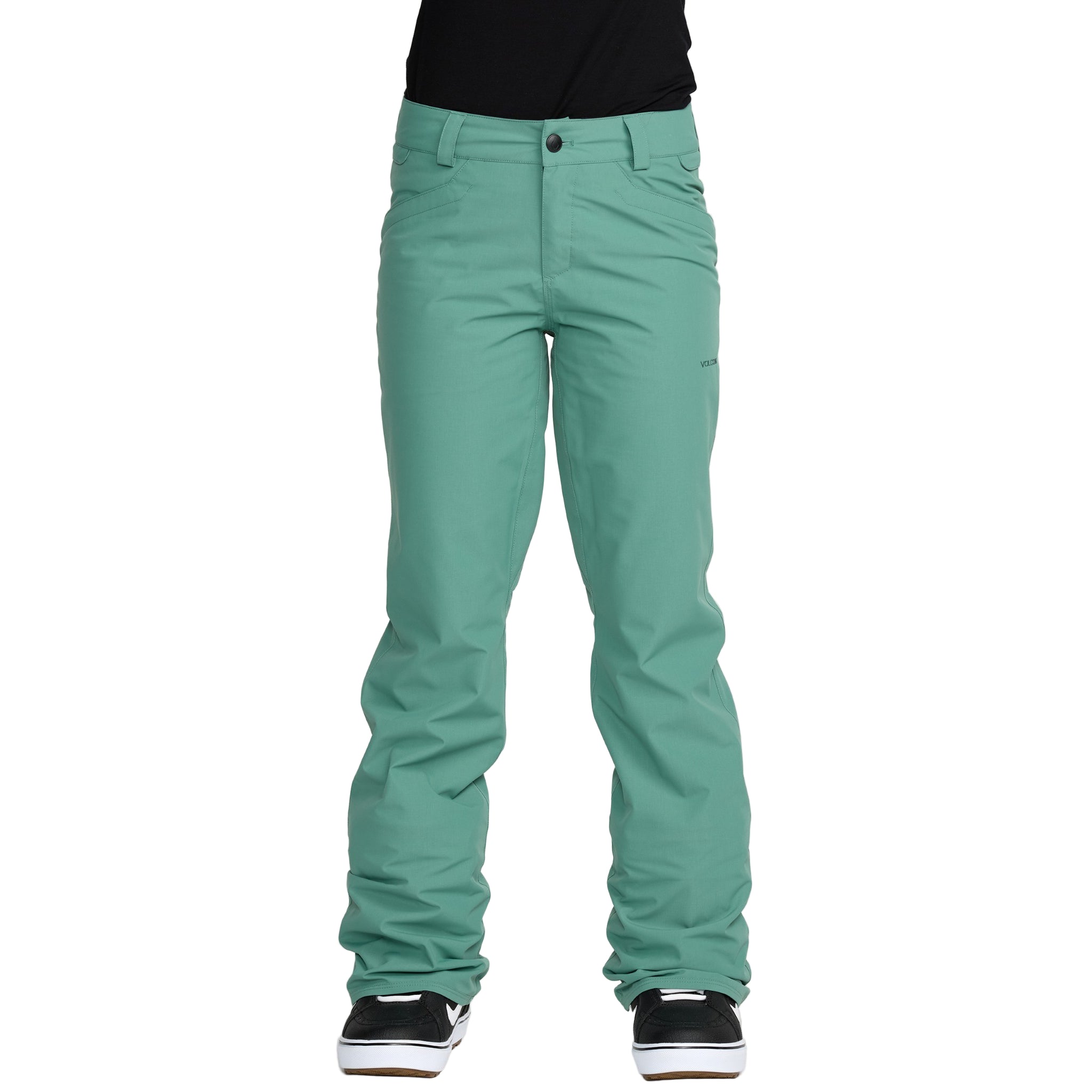 Volcom Women's Hallen Shell Pants – Stretch Slim Fit Snow Pants
