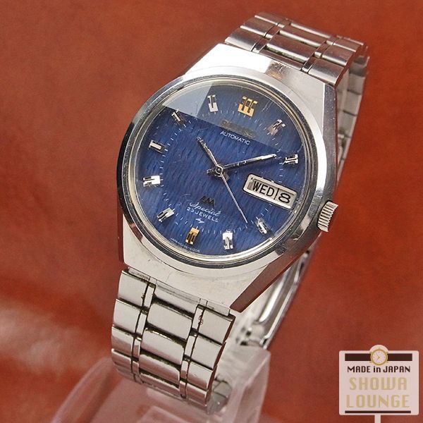 セイコー SEIKO ロードマチックスペシャル 9面カットガラス仕様 ブルー