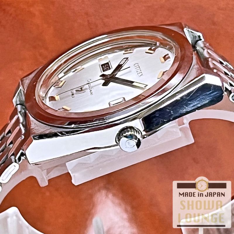 シチズン クリスタルセブン デイデイト サテン仕上げ