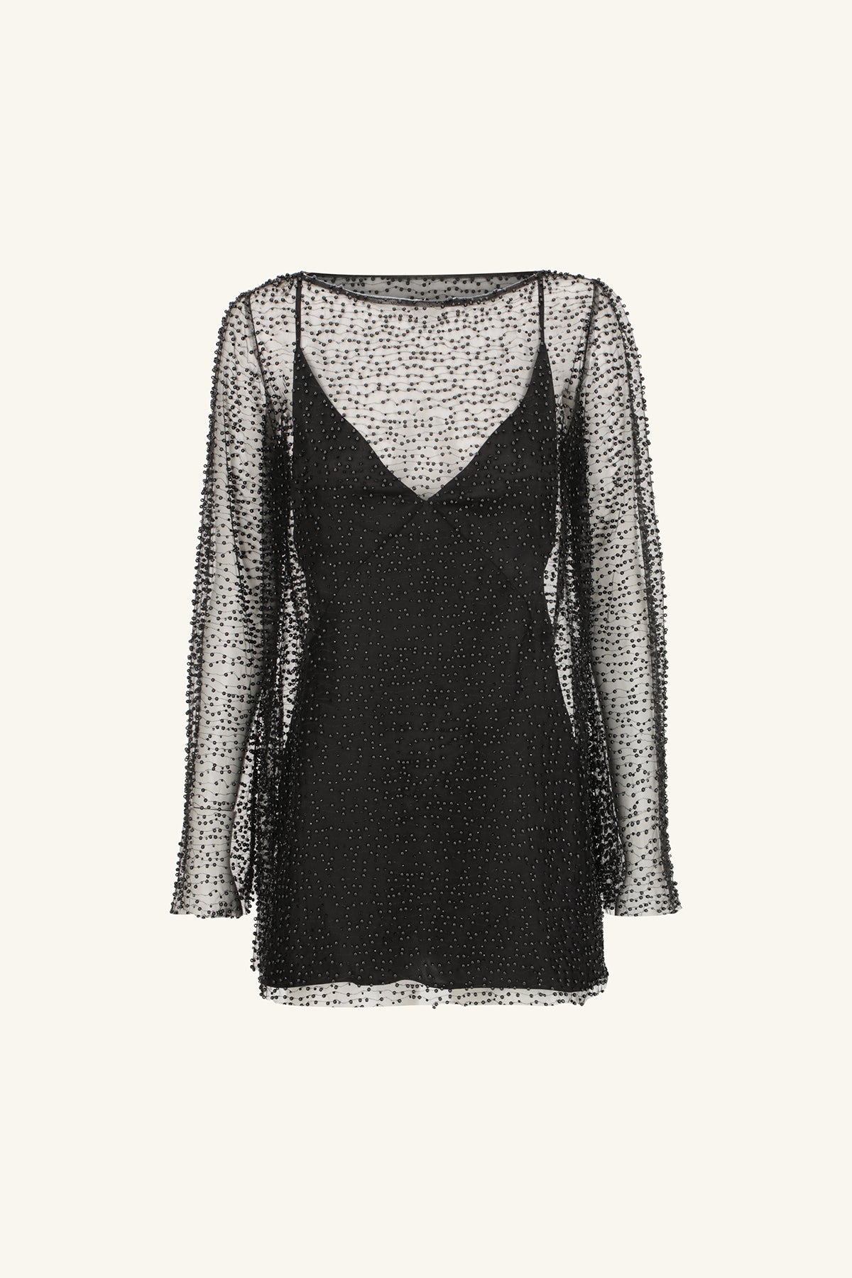 Mona Long Sleeve Mini Dress | Black | Dresses | Shona Joy – Shona