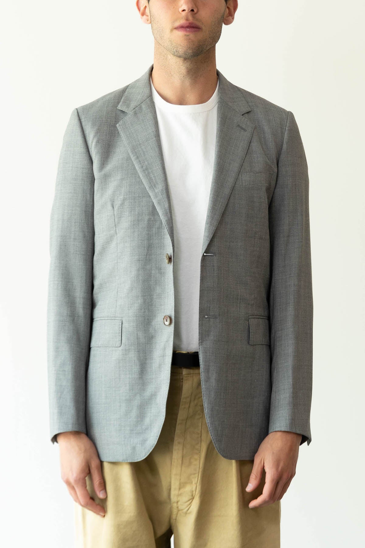 Auralee Super Fine Tropical Wool Jacket | Gray | Canoe Club