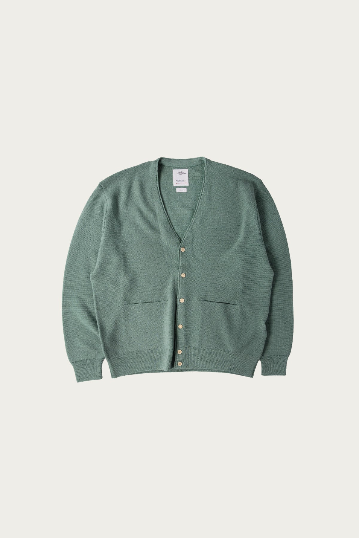 Visvim Selmer Knit Cardigan | Green | Canoe Club
