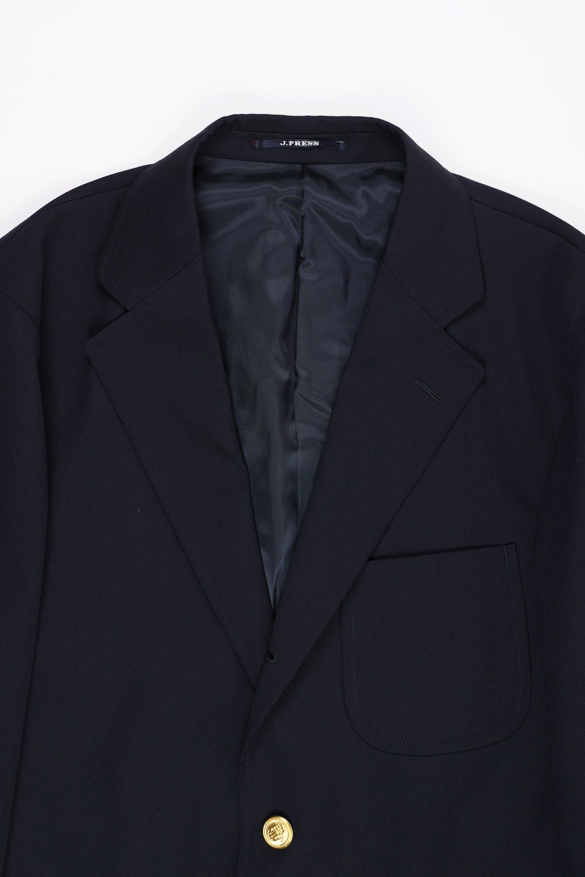 J. Press 3B Baggy Blazer | Navy Gabardine | Canoe Club