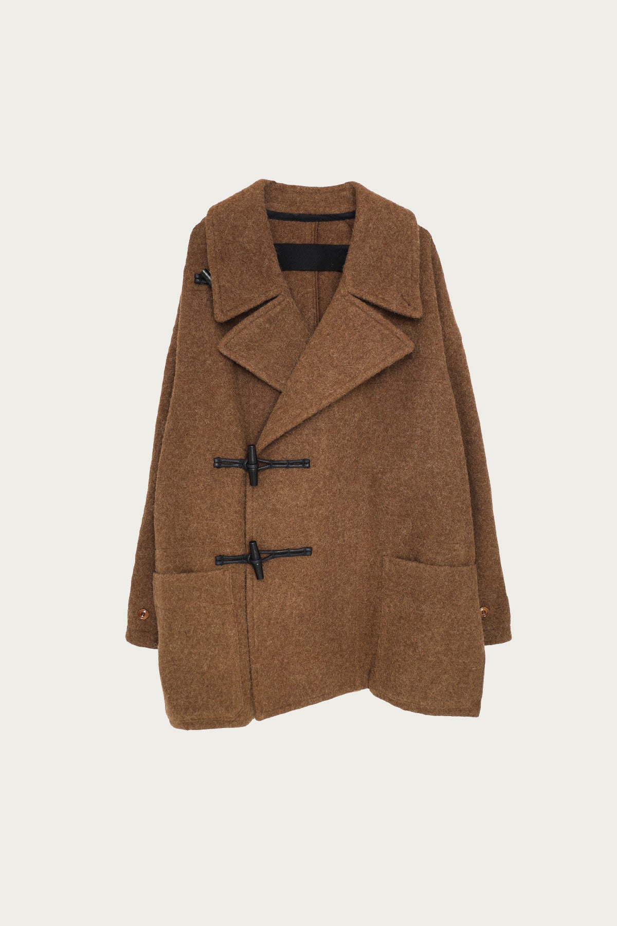 Lemaire Short Duffle Coat | Brown | Canoe Club