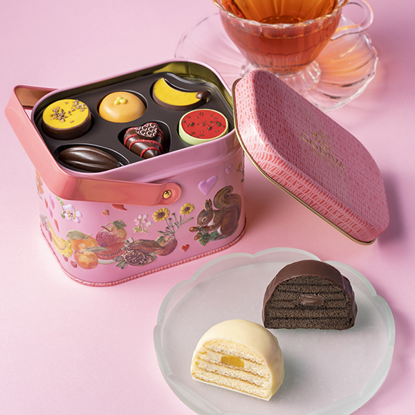 バレンタインシーズン限定｜ゴディバ フルーツバスケット コレクション