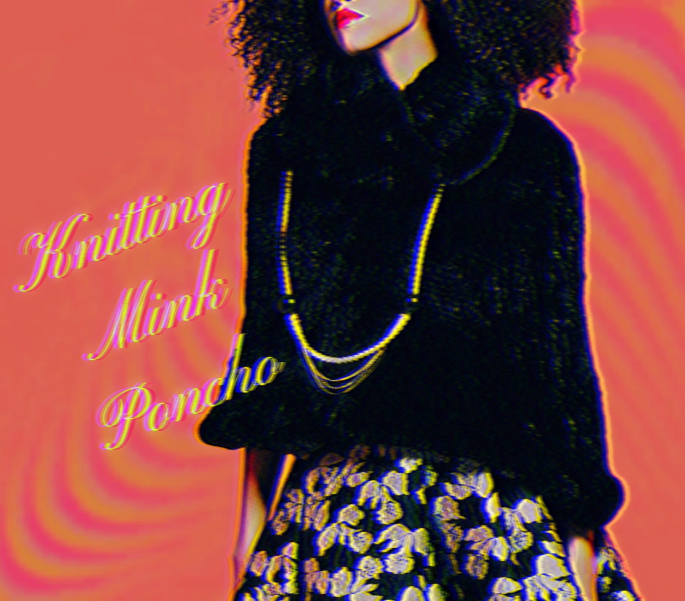 ムード高まる✨ミンクニッティングポンチョ | ソブ ダブルスタンダード