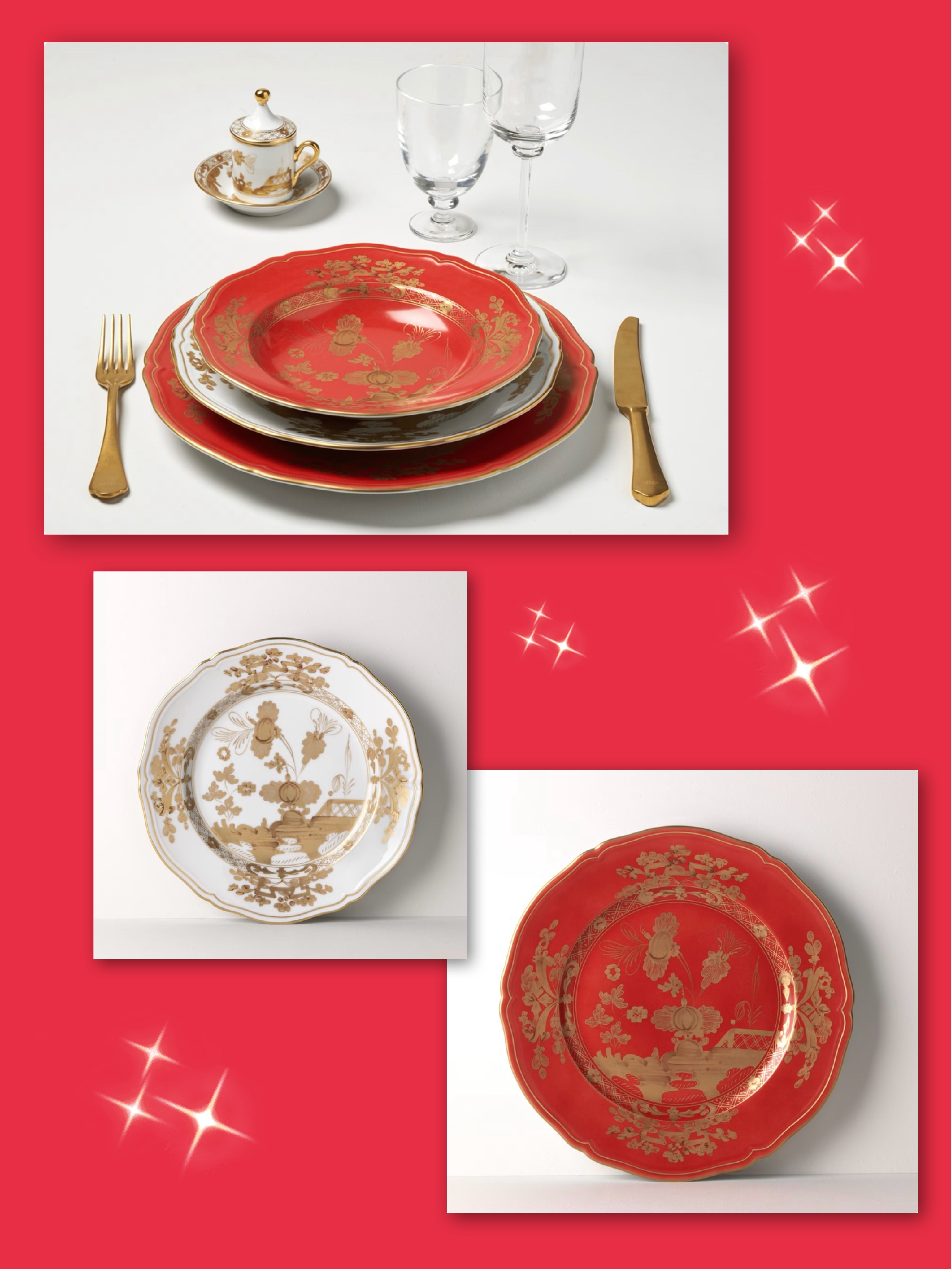 ジノリ1735】オリエンテイタリアーノゴールドコレクション | 特選洋食