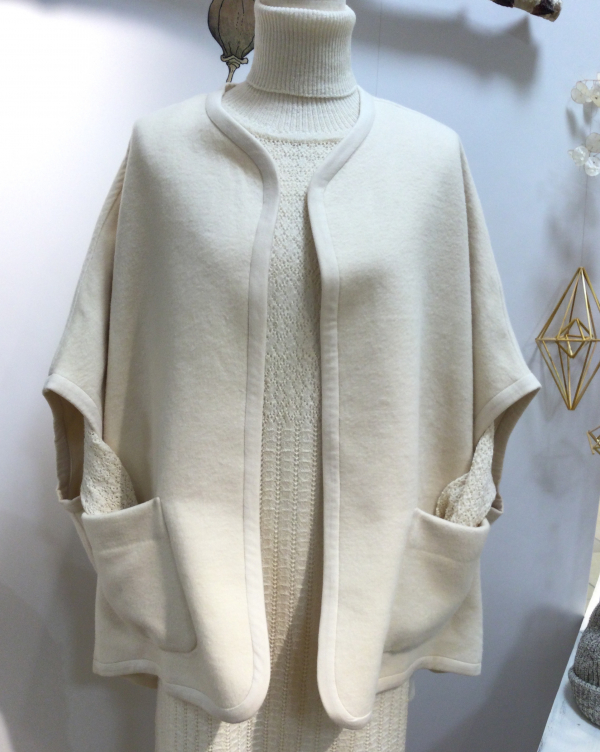 シルクコットンポンチョベスト | プリスティン | 大丸札幌店公式 SHOP BLOG