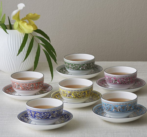 ウェッジウッド】新商品「フロレンティーン ティーボール＆ソーサー 6