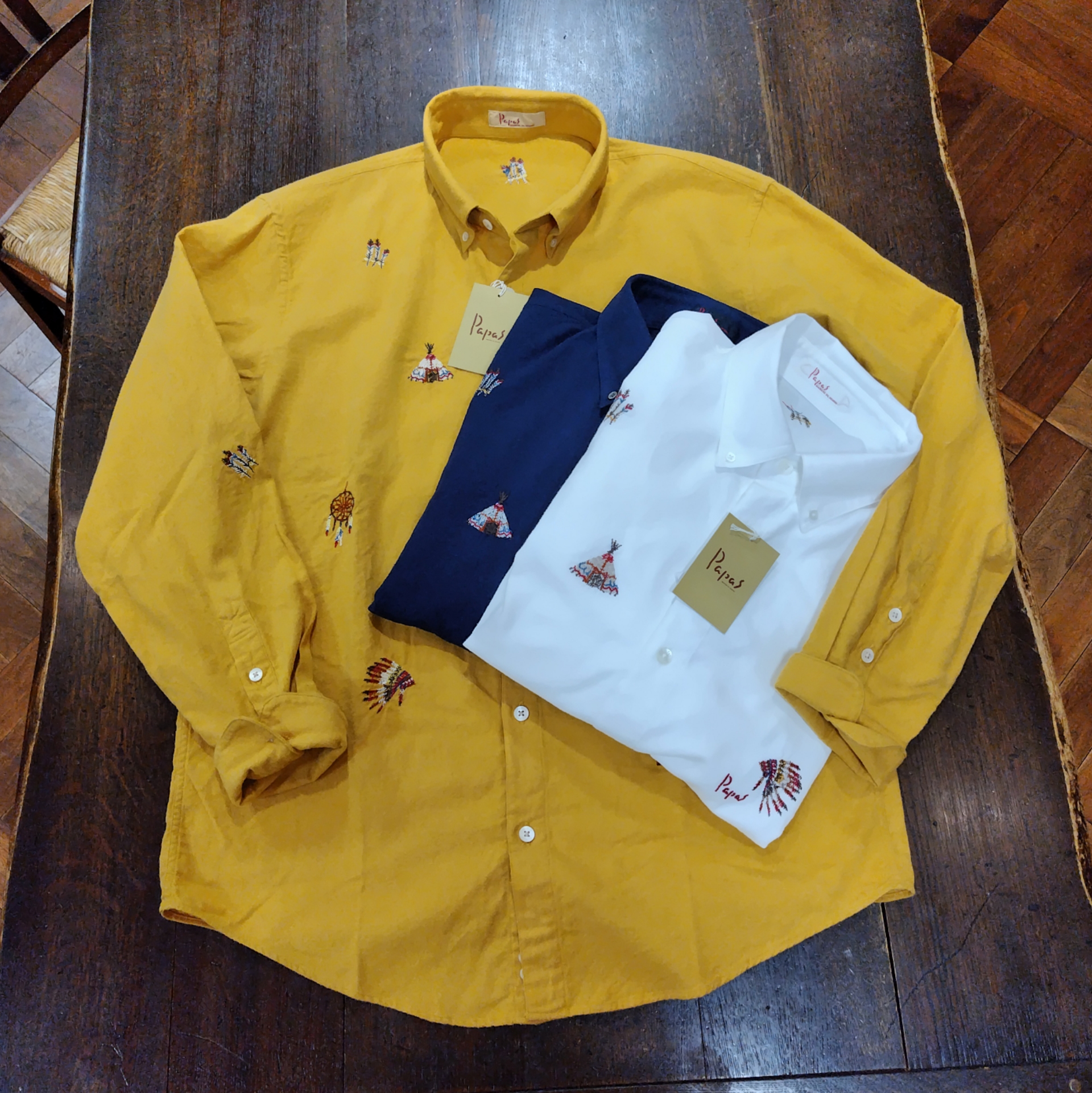 パパス、春の新作シャツのご案内です☆ | パパス | 松坂屋上野店公式