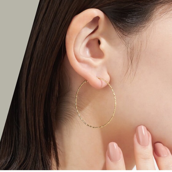 フェスタリア ルーフピアス K18片耳 K18YG ピアス|festaria Online