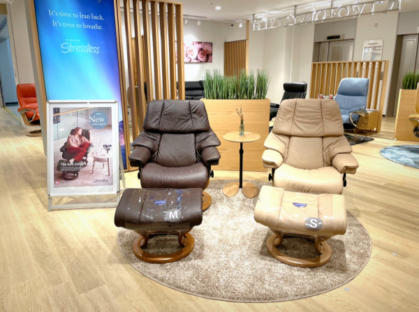 ①❗️再お値下げ❗️エコーネスストレスレスチェアレノMダーク